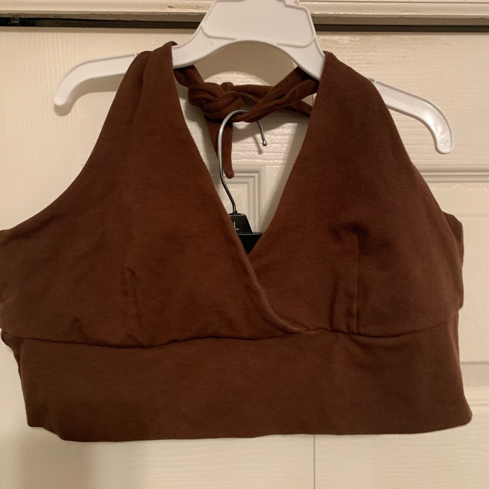 Patagonia Rhythm cropped halter top size large